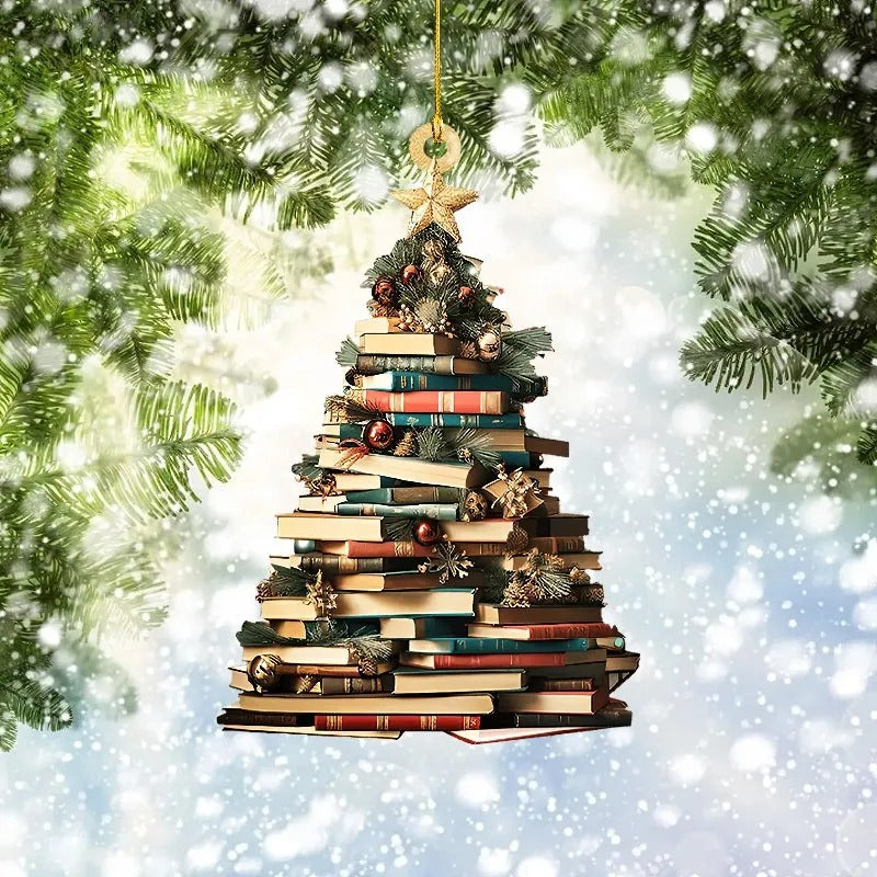 Christmas Book Tree Ornament
