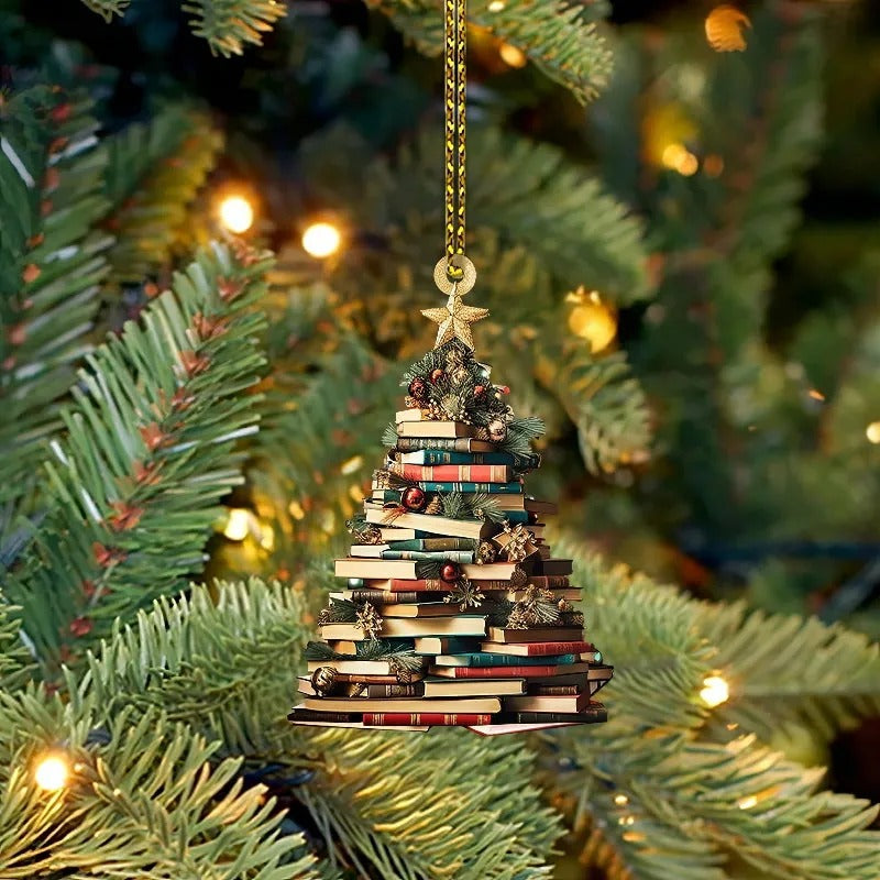 Christmas Book Tree Ornament
