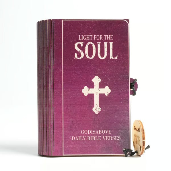 Handmade Wooden Bible Verses Box - Daily Bible Verses