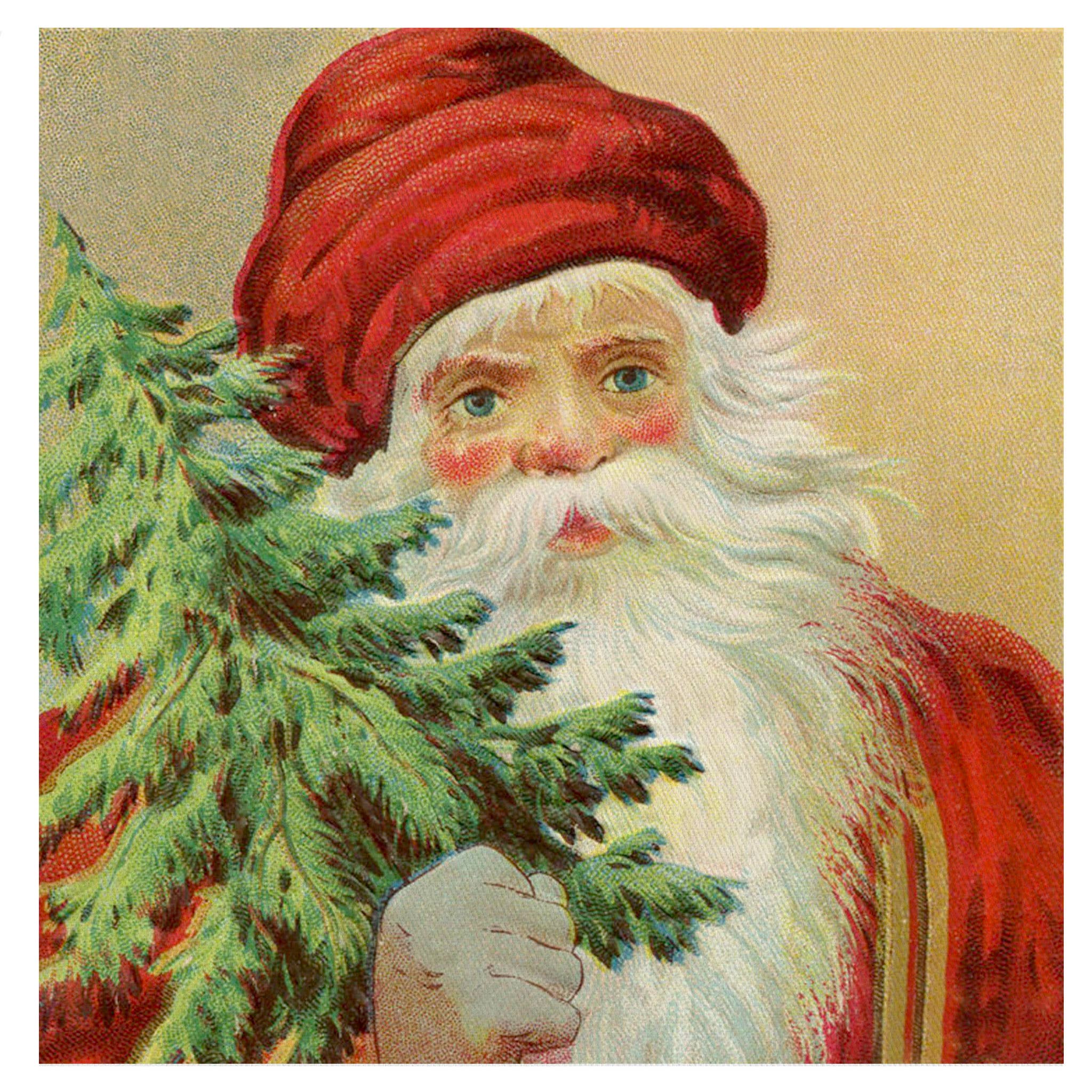 Vintage Santa Mini Canvas