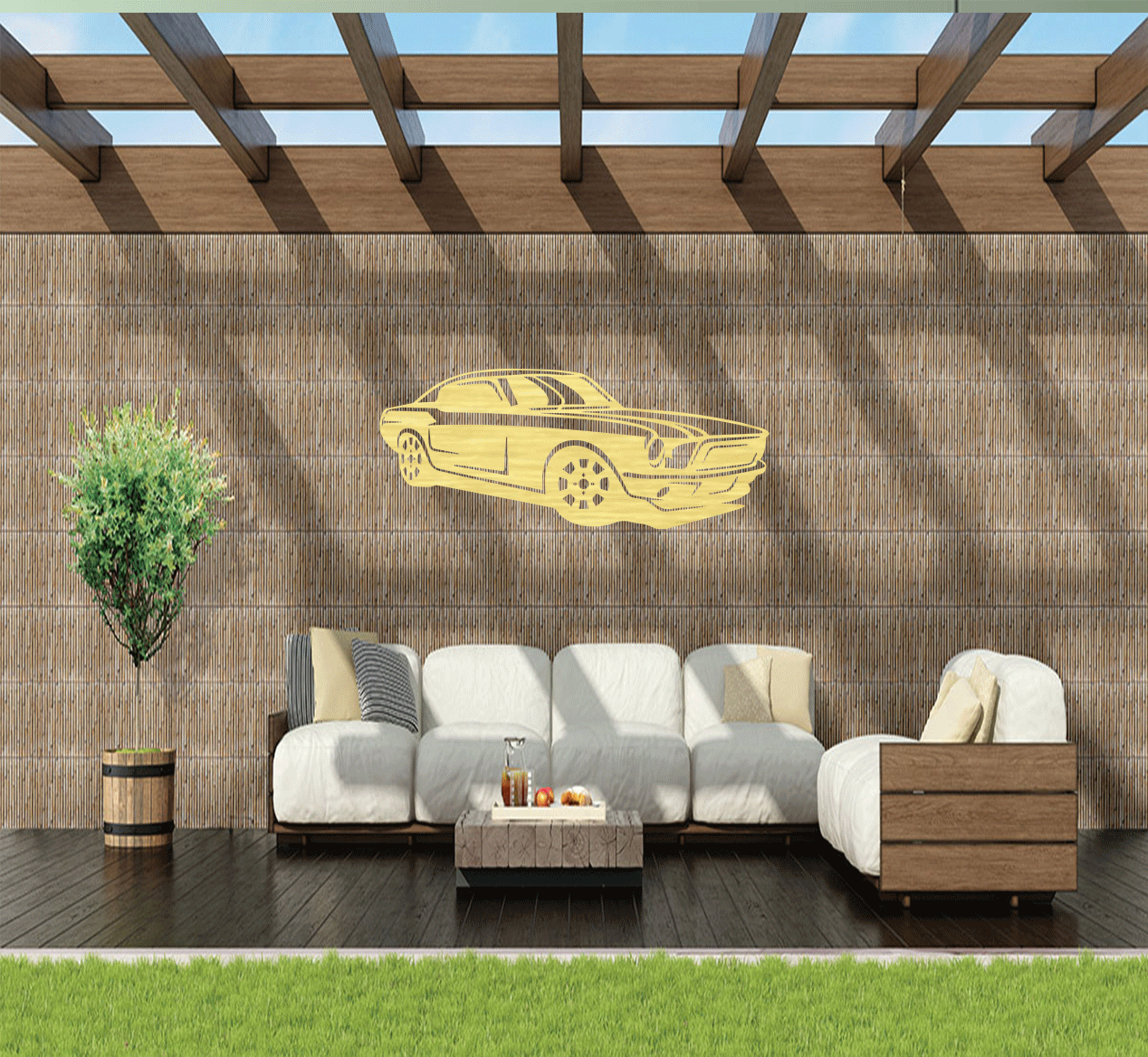 Mustang - Metal Wall Art