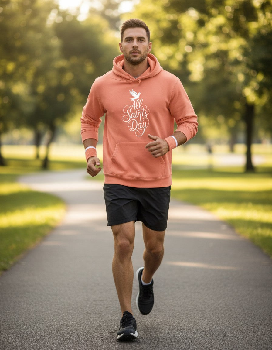 All Saints Day Catholic Gifts Holy Spirit Essential Hoodie