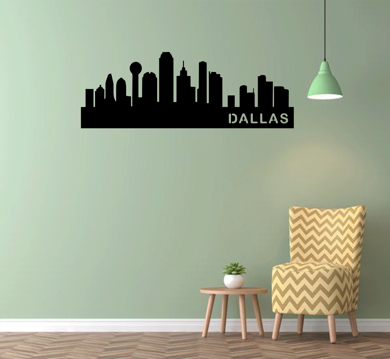Dallas Skyline - Metal Wall Art