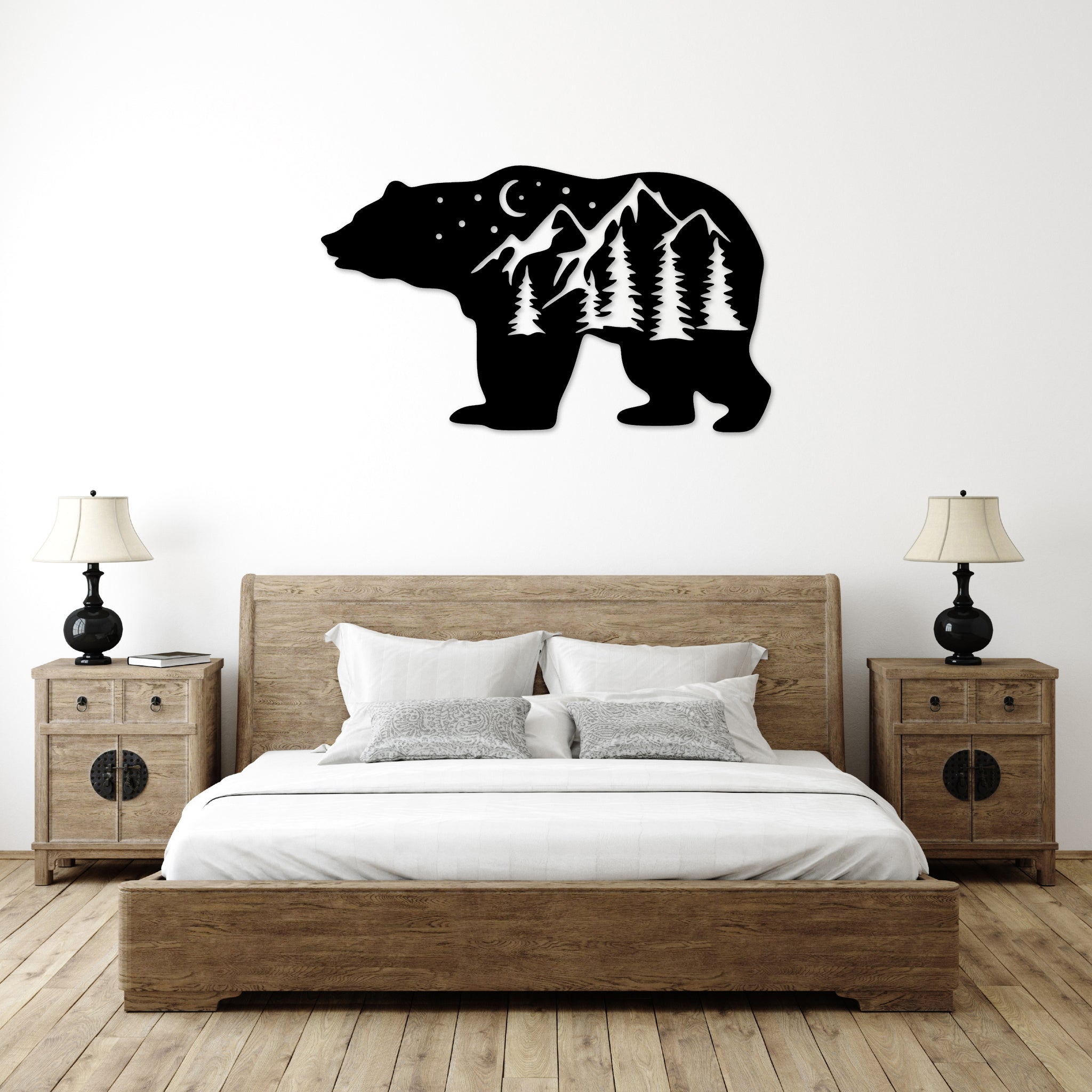 Big Bear - Metal Wall Art