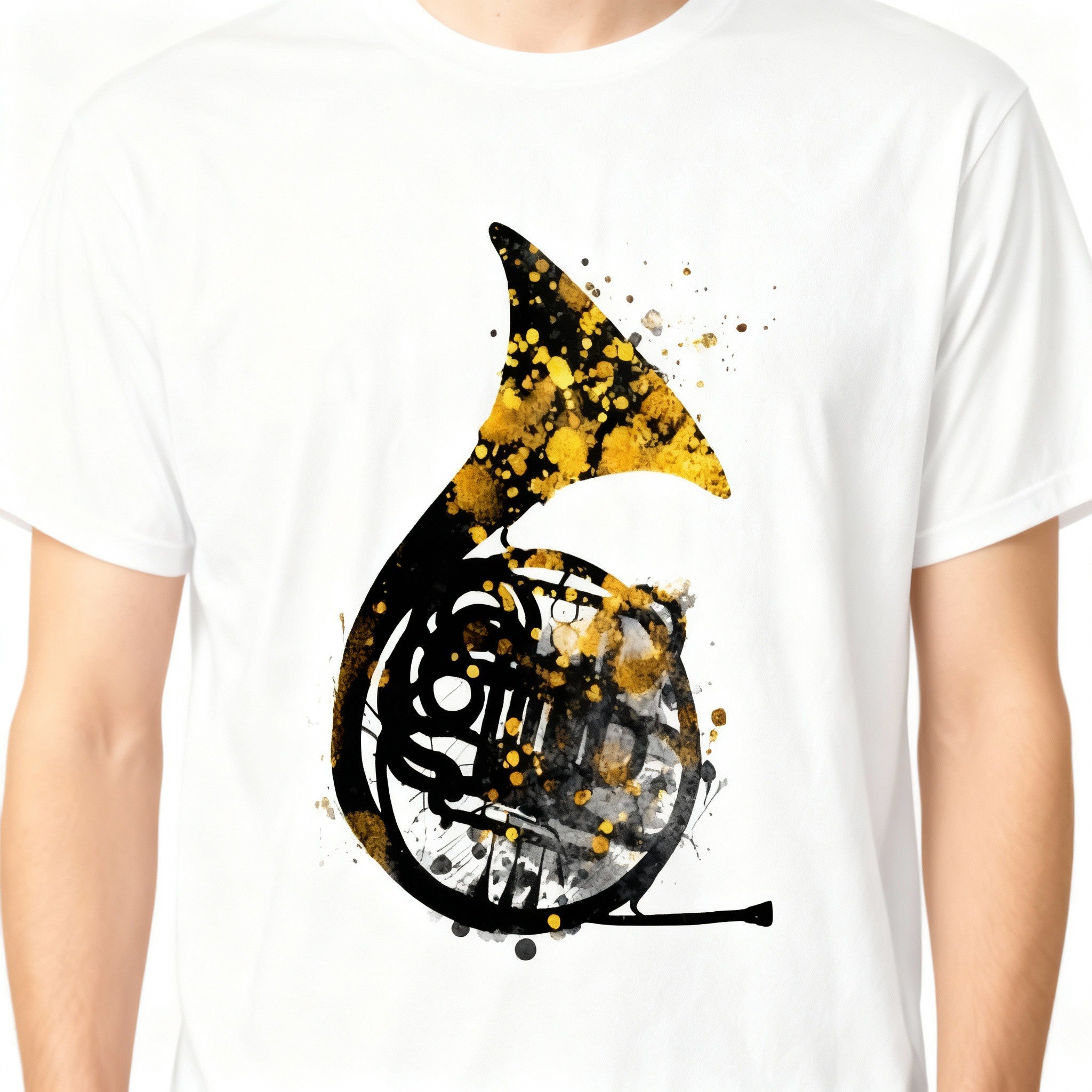 French Horn Music Art Music Classic T-Shirt
