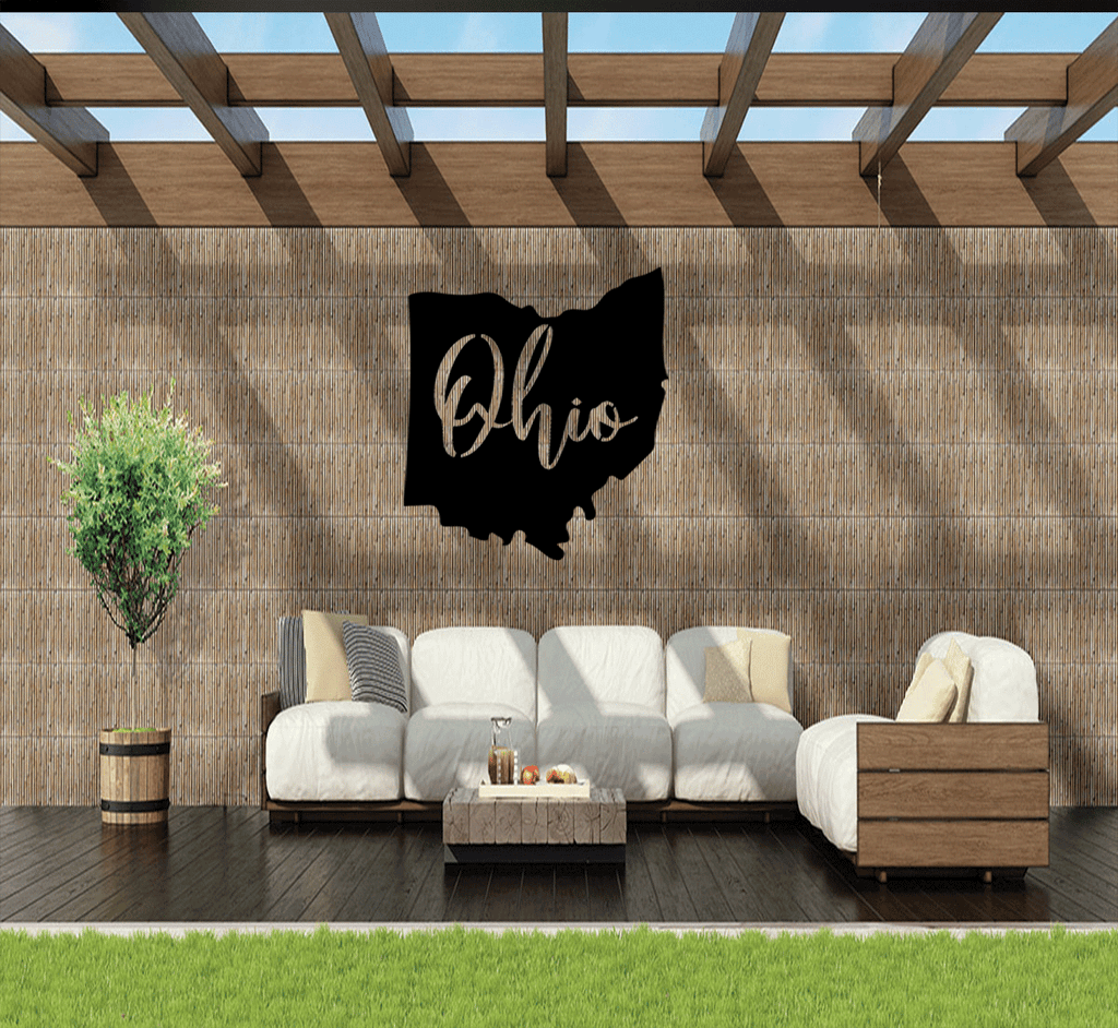 Ohio - Metal Wall Art