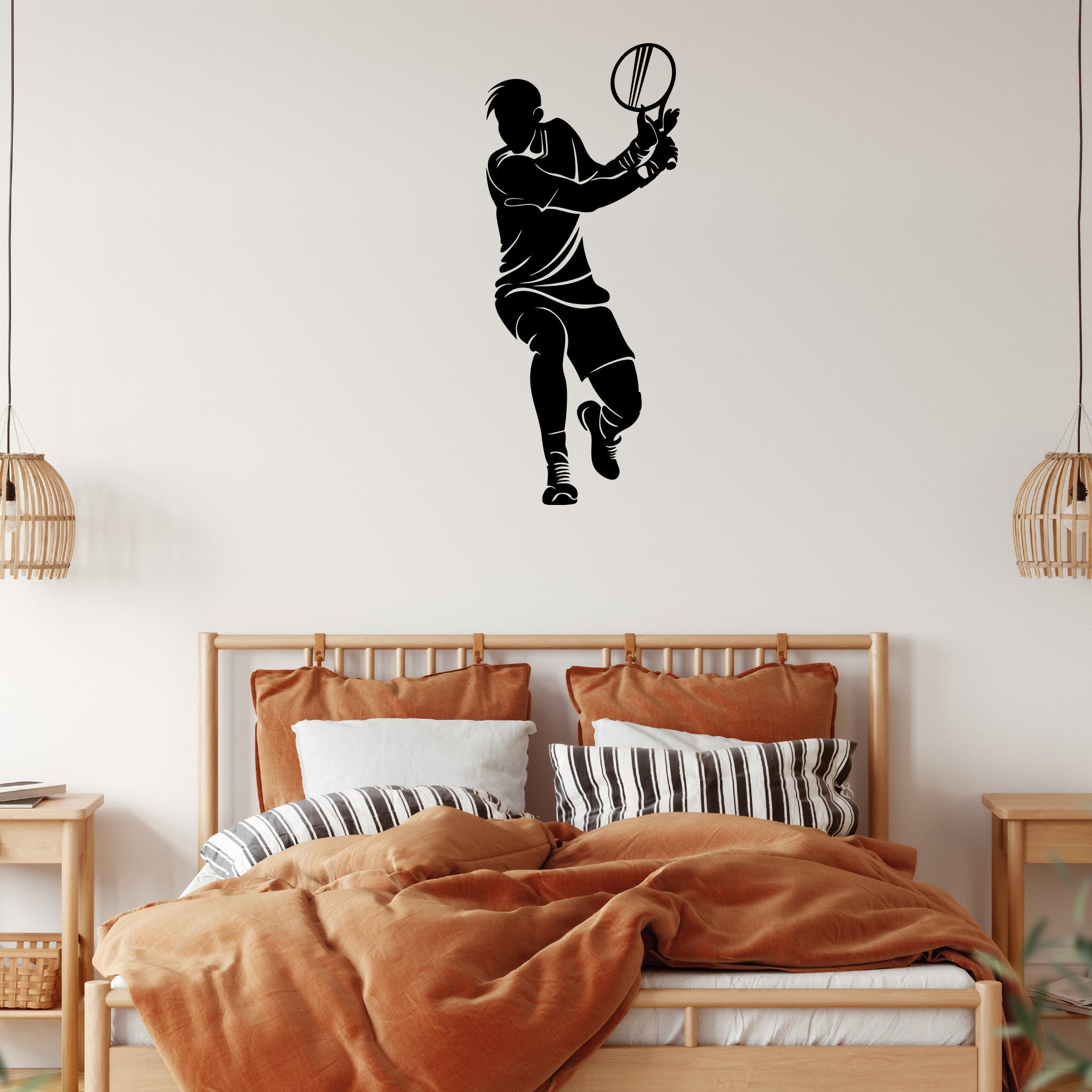 Tennis Player - Metal Wall Art