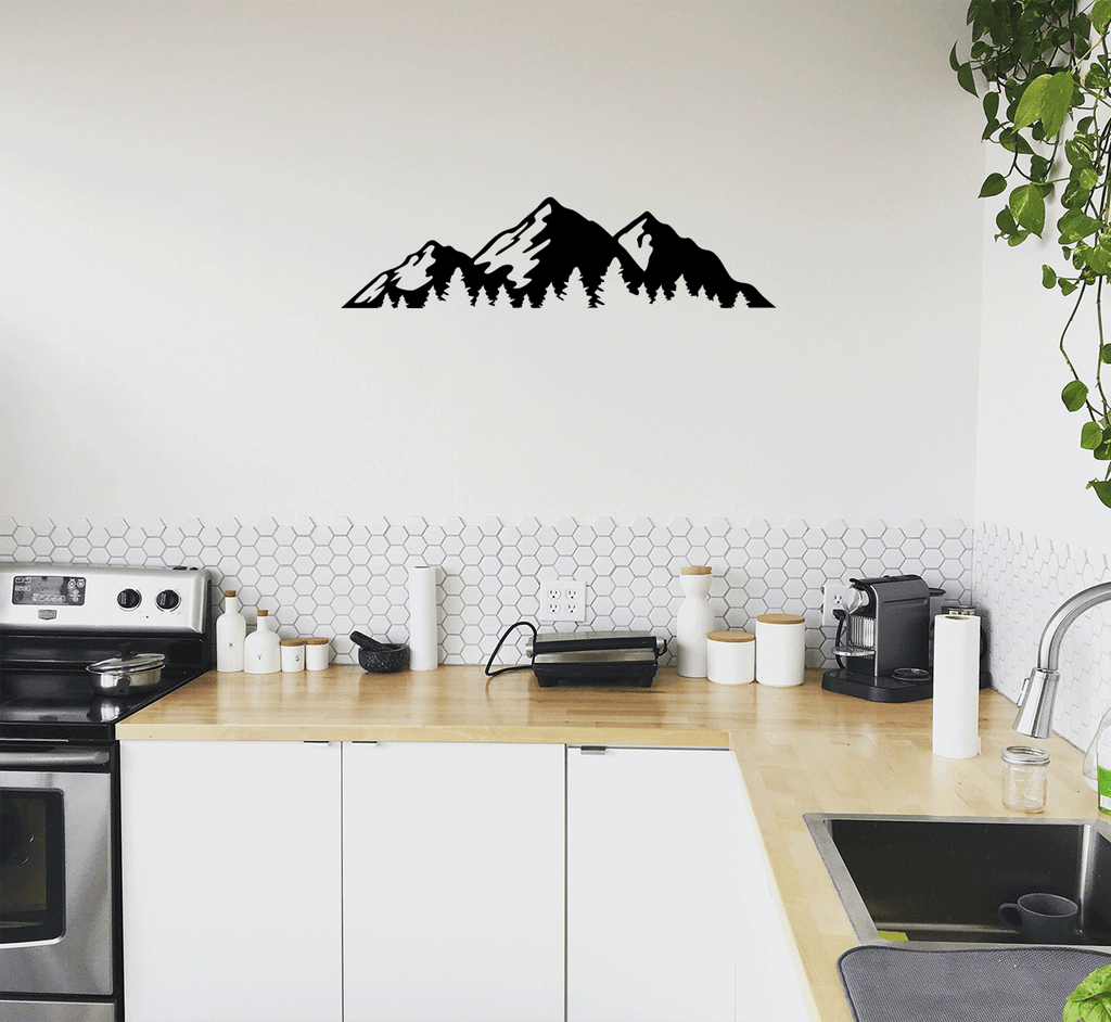 Timberline Mountains - Metal Wall Art