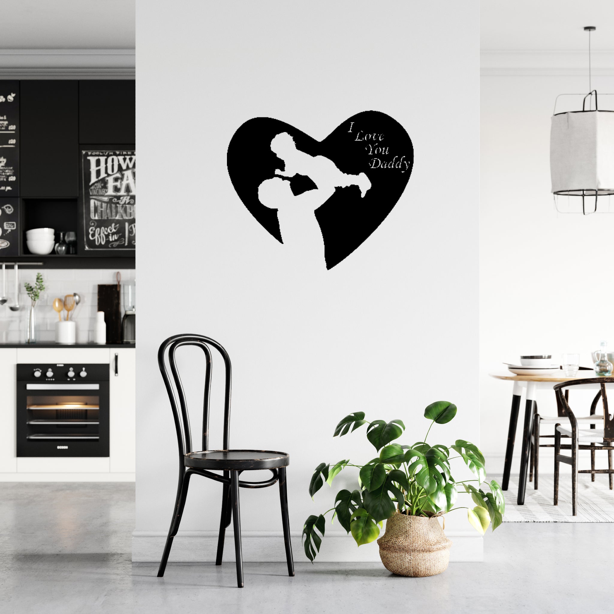 I Love You Dad - Metal Wall Art