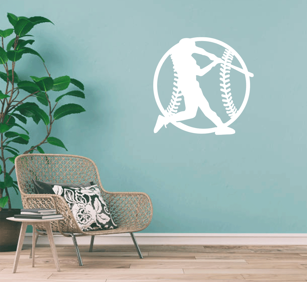 Baseball - Metal Wall Art