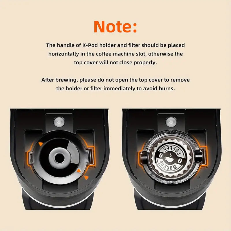 Compact Single-Cup Coffee Maker 6-12oz Rapid Brew Auto Shut-Off