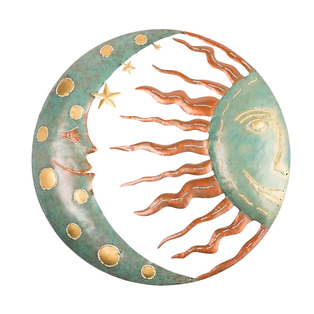 Sun Moon Metal Wall Art