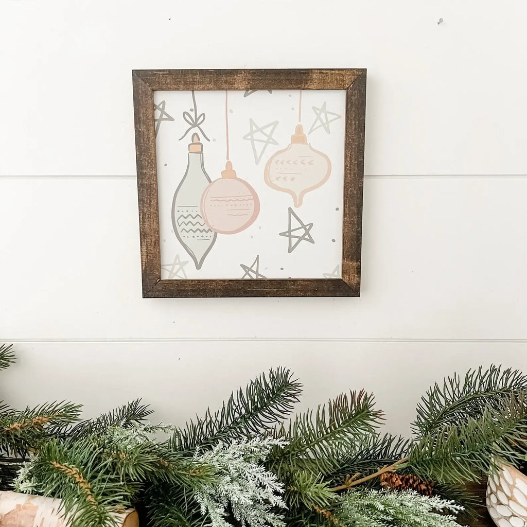 Ornament Christmas Sign