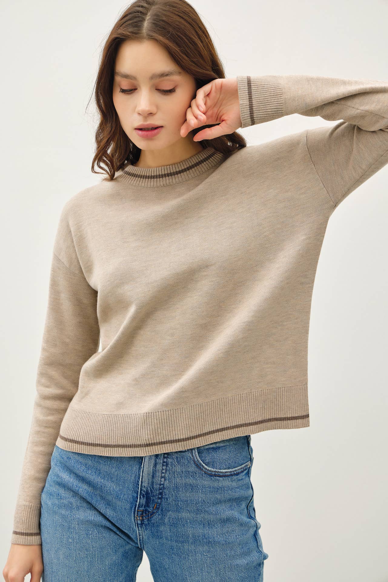Elizabeth Crew Neck Sweater