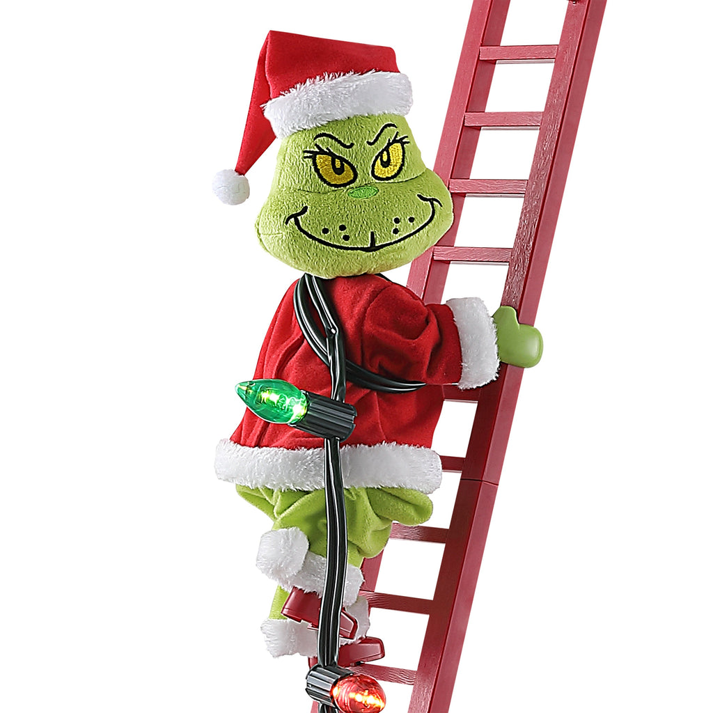 43 in. Animated Ladder Climbing Grinch