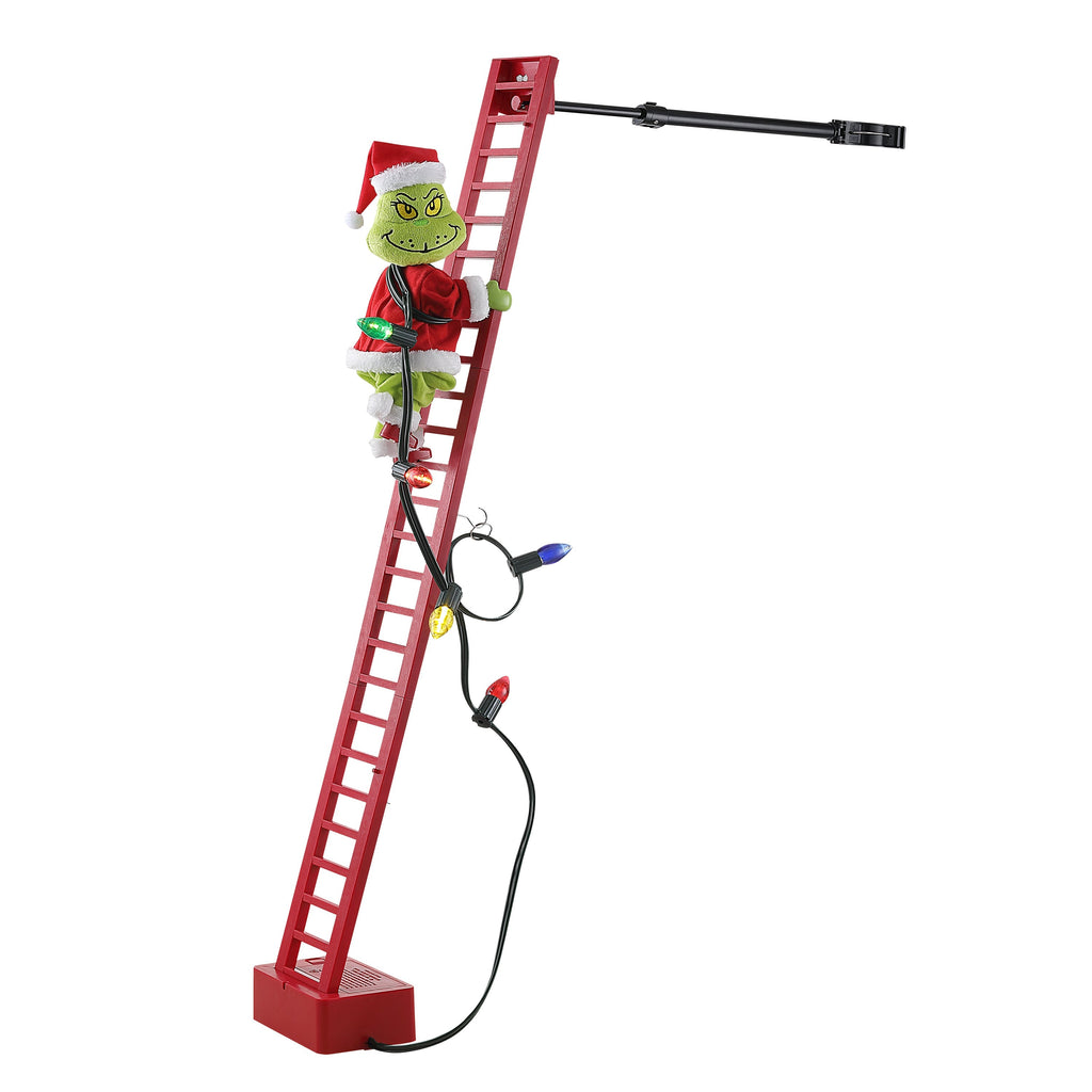 43 in. Animated Ladder Climbing Grinch