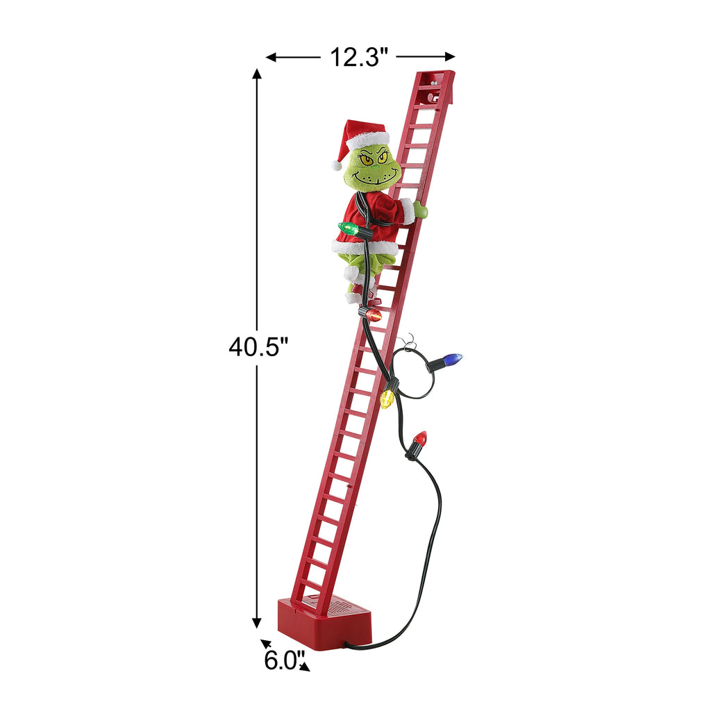 43 in. Animated Ladder Climbing Grinch