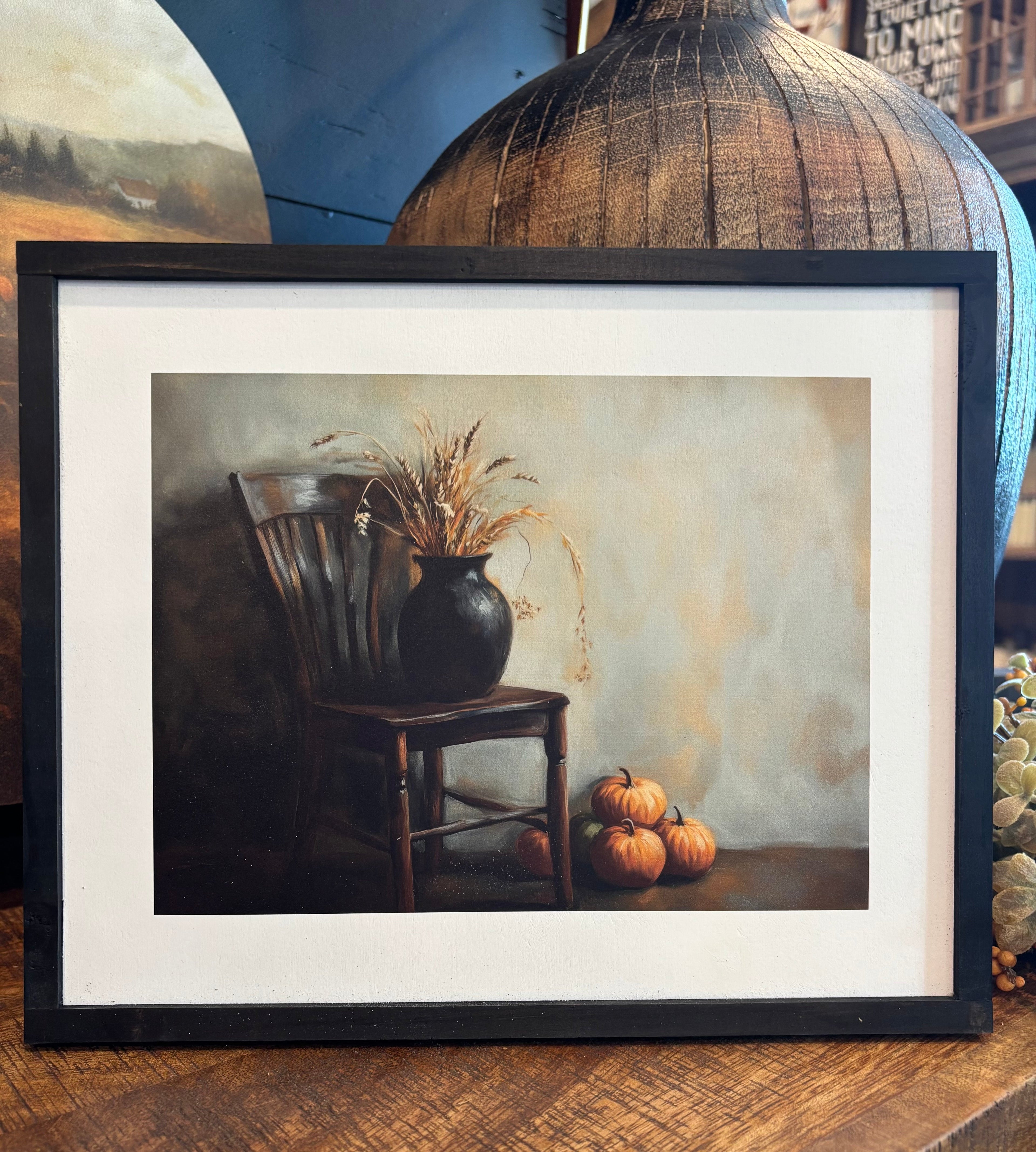 Fall Pumpkin Wood Sign