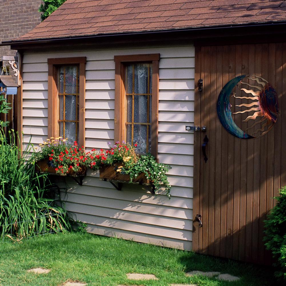 Sun Moon Metal Wall Art