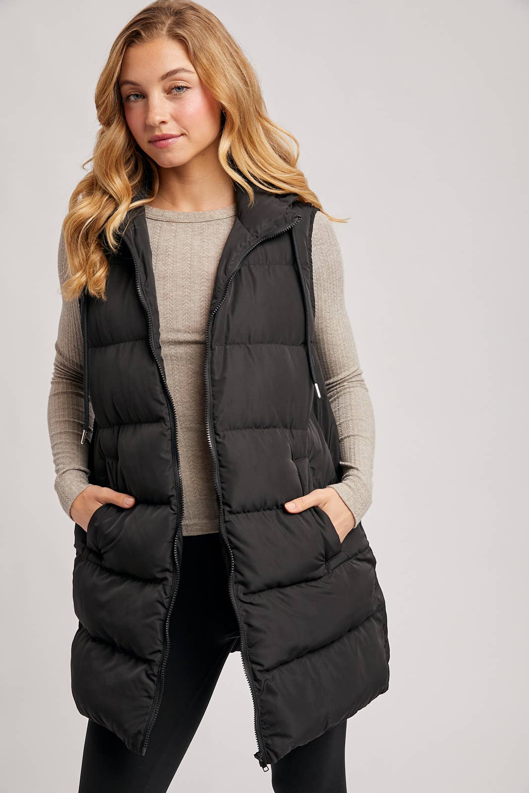 Hooded Puffer Vest