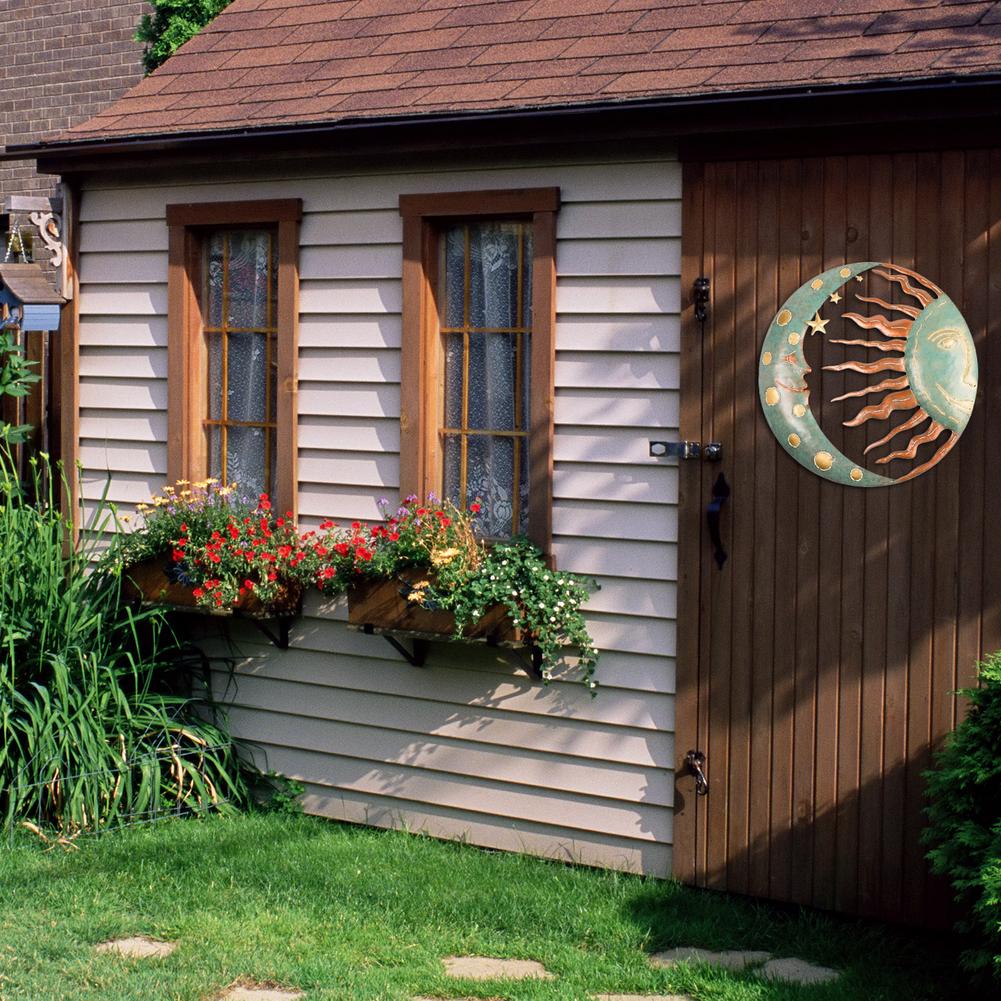 Sun Moon Metal Wall Art