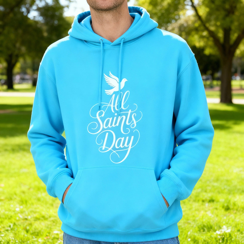 All Saints Day Catholic Gifts Holy Spirit Essential Hoodie