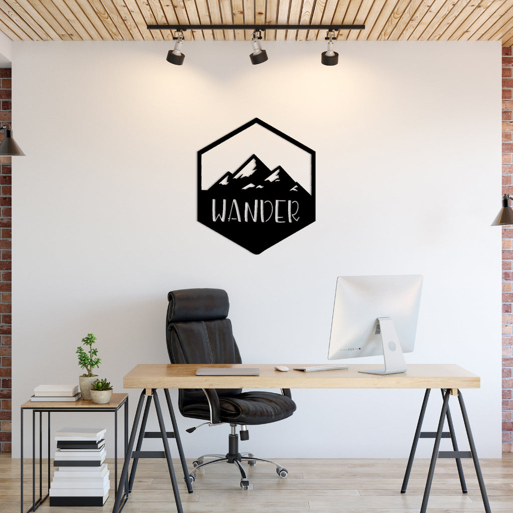 Wander - Metal Wall Art