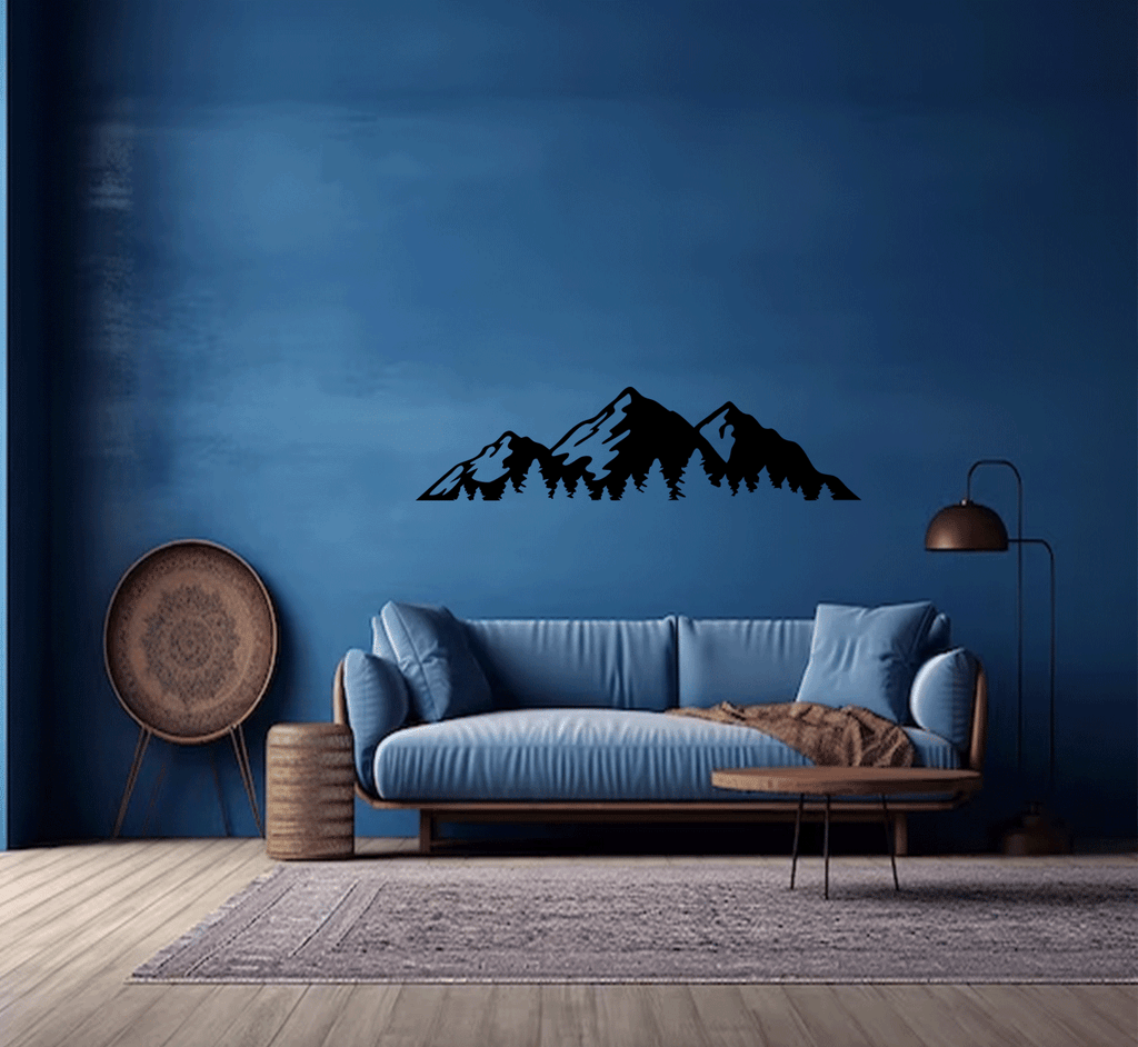 Timberline Mountains - Metal Wall Art