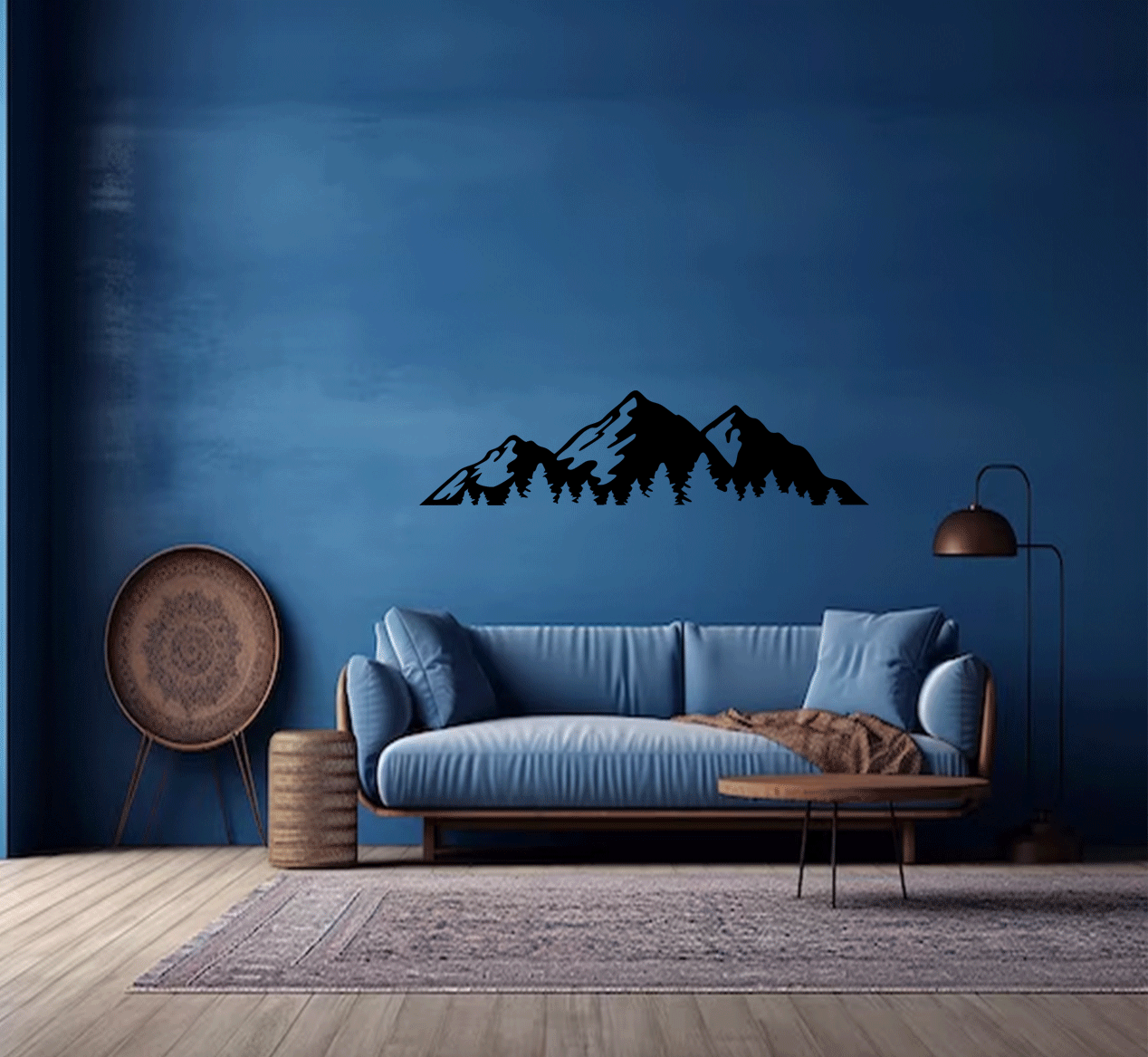Timberline Mountains - Metal Wall Art