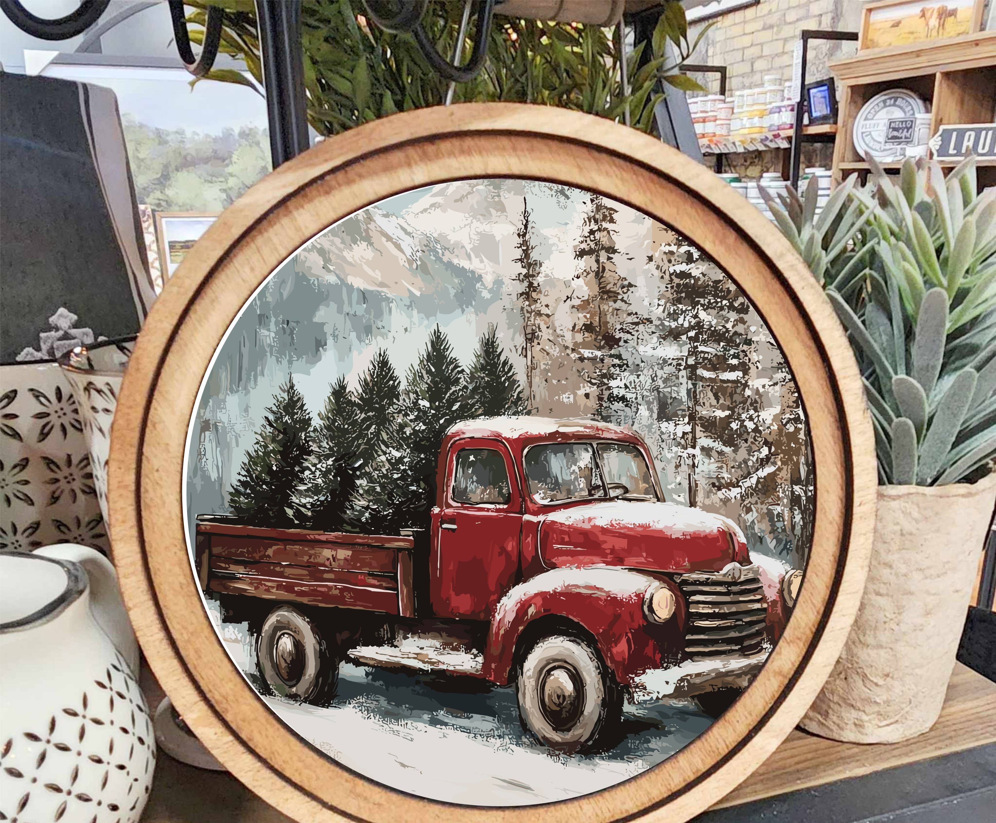 Christmas Truck Art