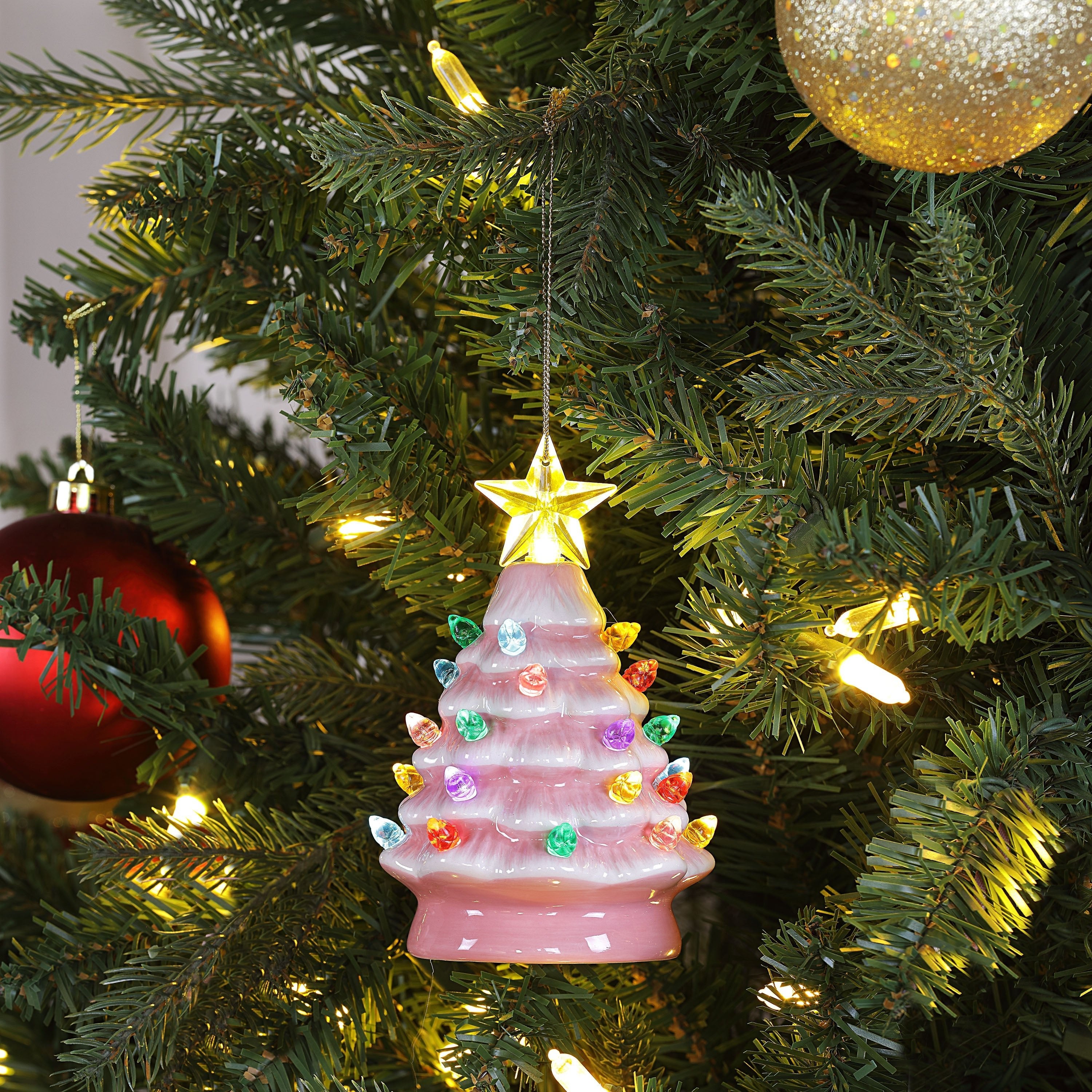 5 in. Nostalgic Ceramic Tree - Pink