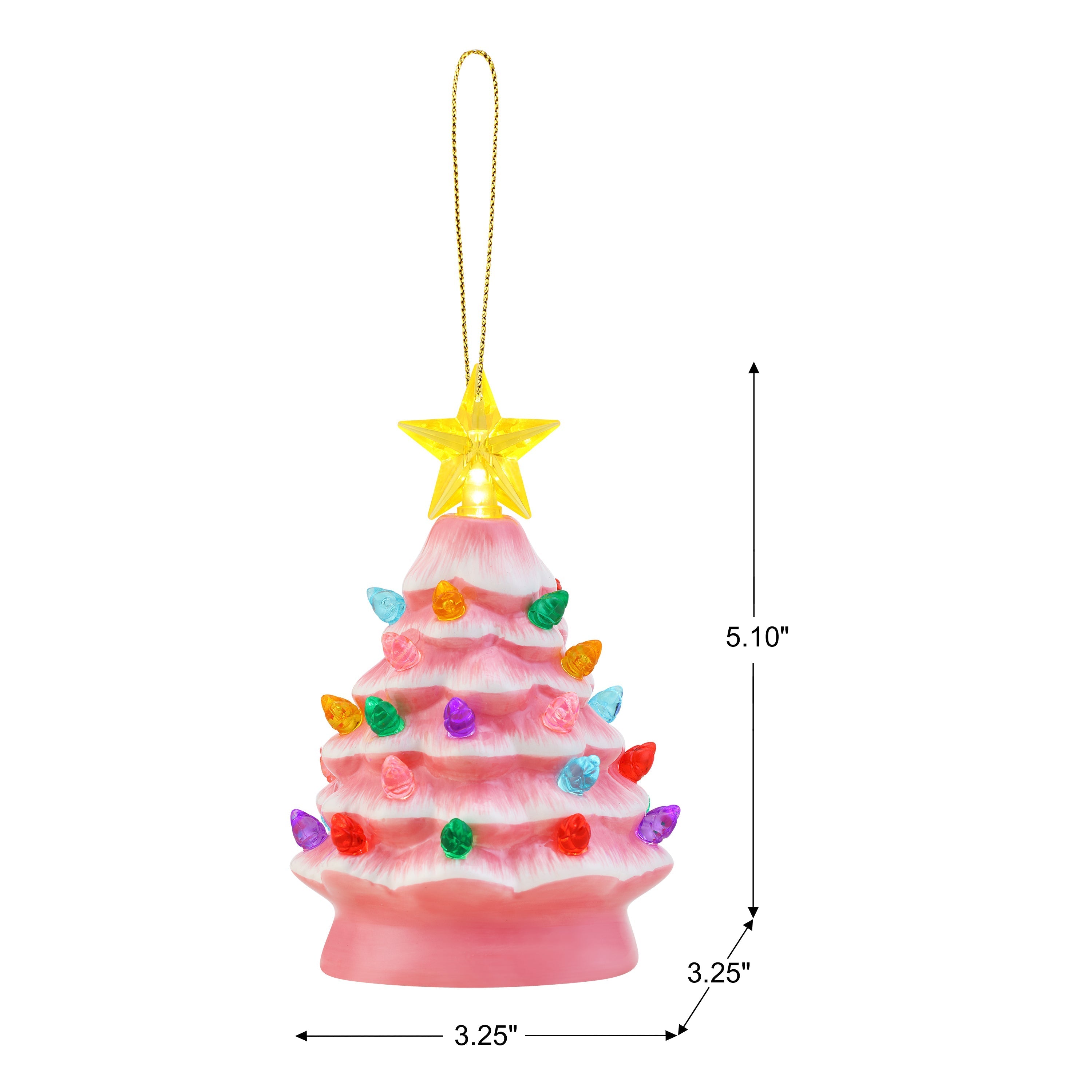 5 in. Nostalgic Ceramic Tree - Pink