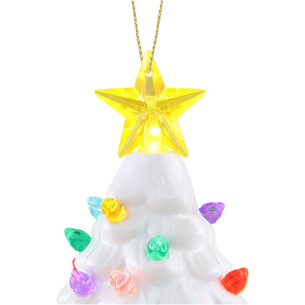5 in. Nostalgic Ceramic Tree - White