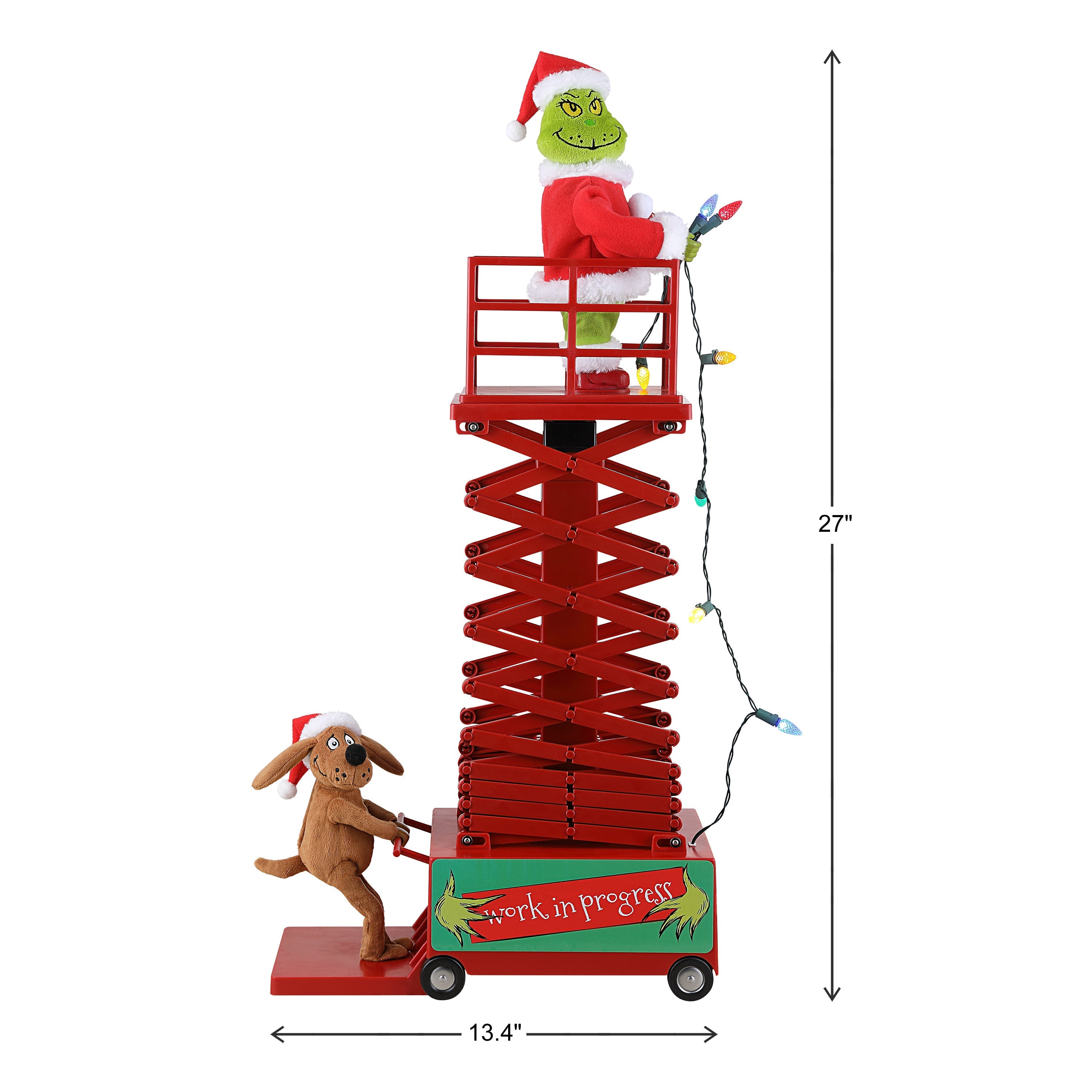 50 in. Animated and Musical Lift - Grinch