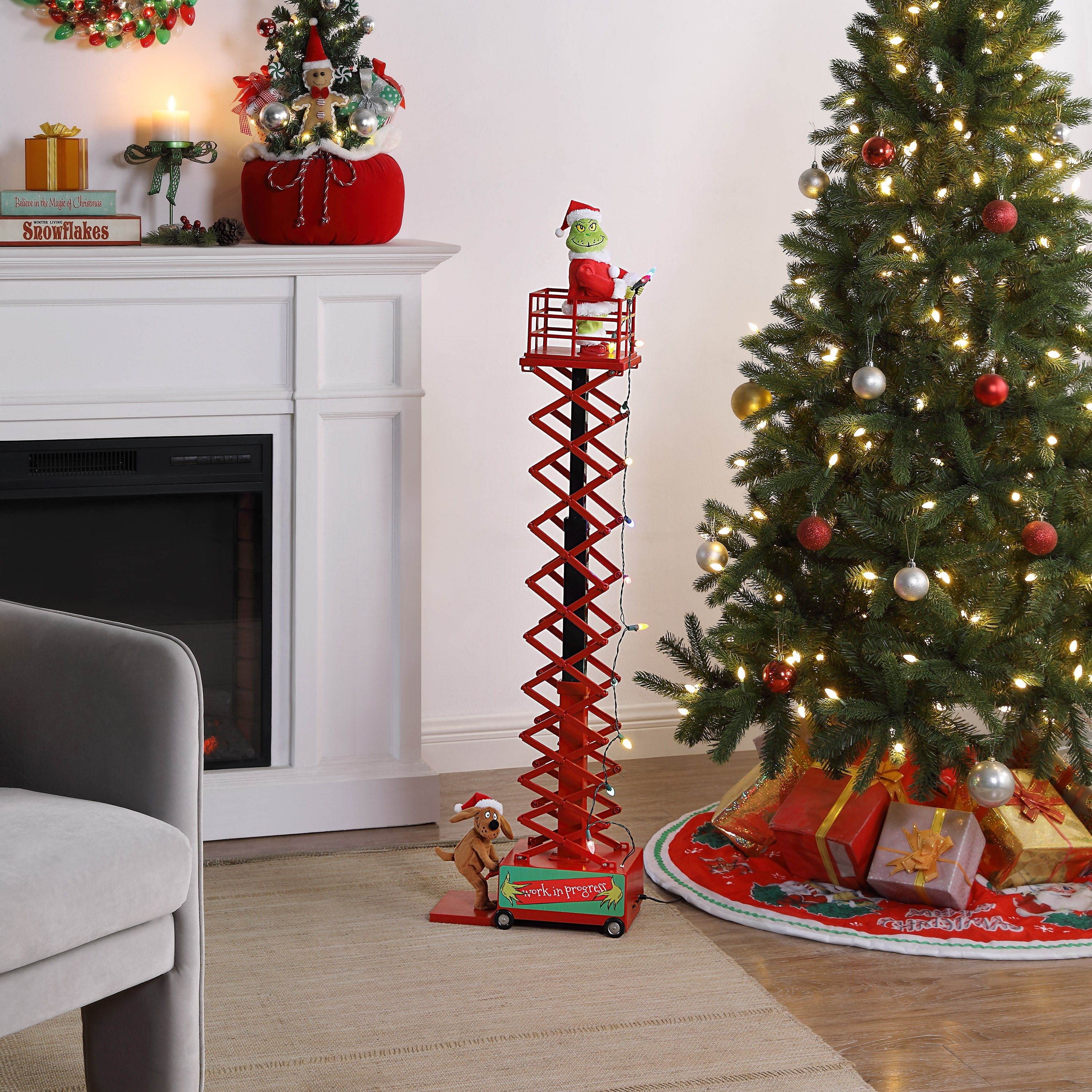 50 in. Animated and Musical Lift - Grinch
