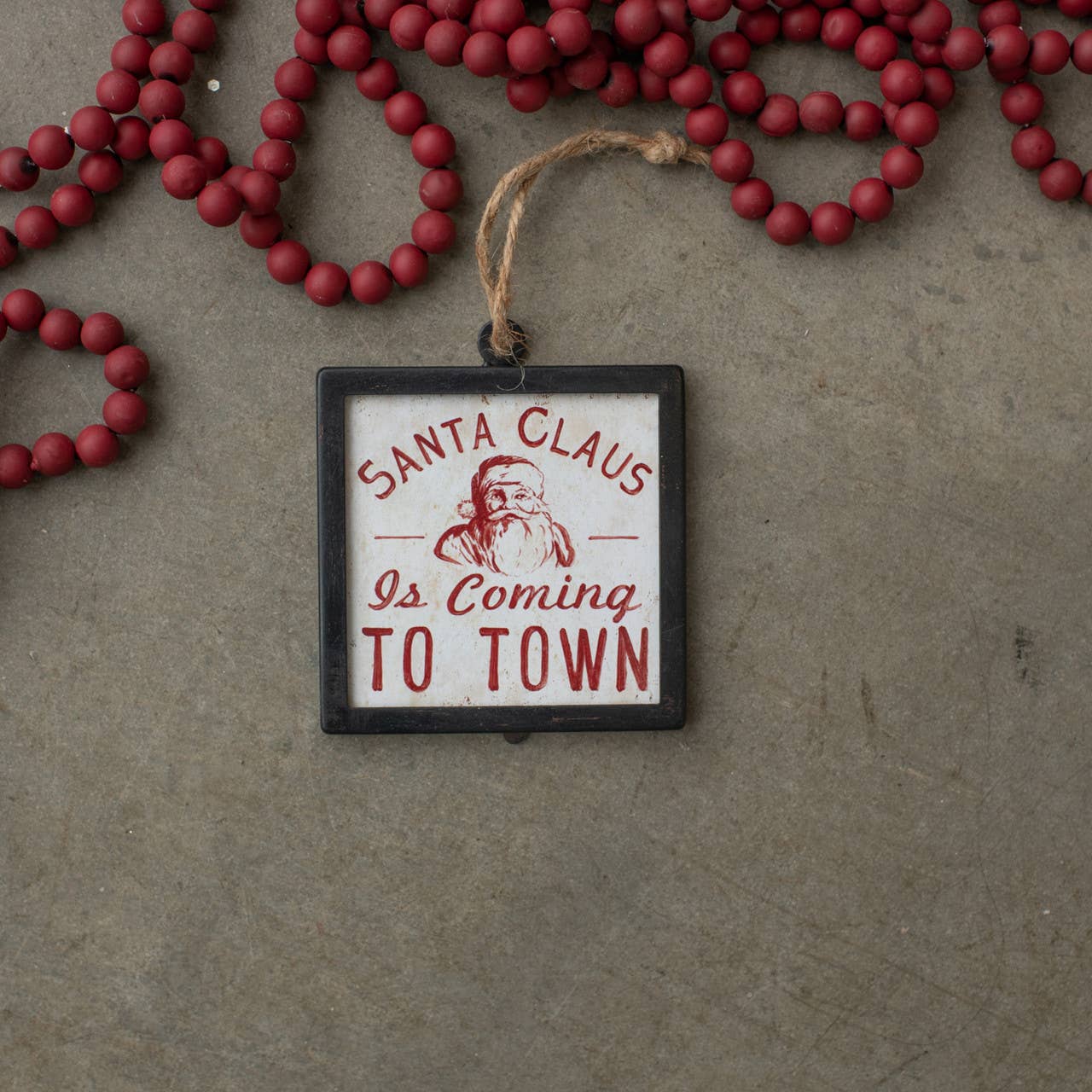 Santa Framed Ornament