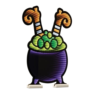 Witch Leg Cauldron Infinity 24" H