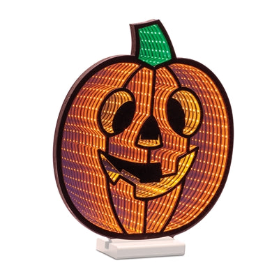 Jack-O-Lantern Infinity Lights 14.5" H