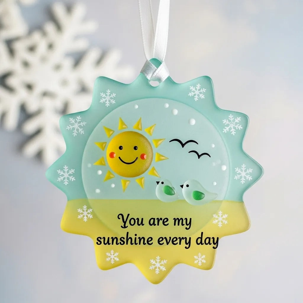 Ocean Memories Glass Keepsake