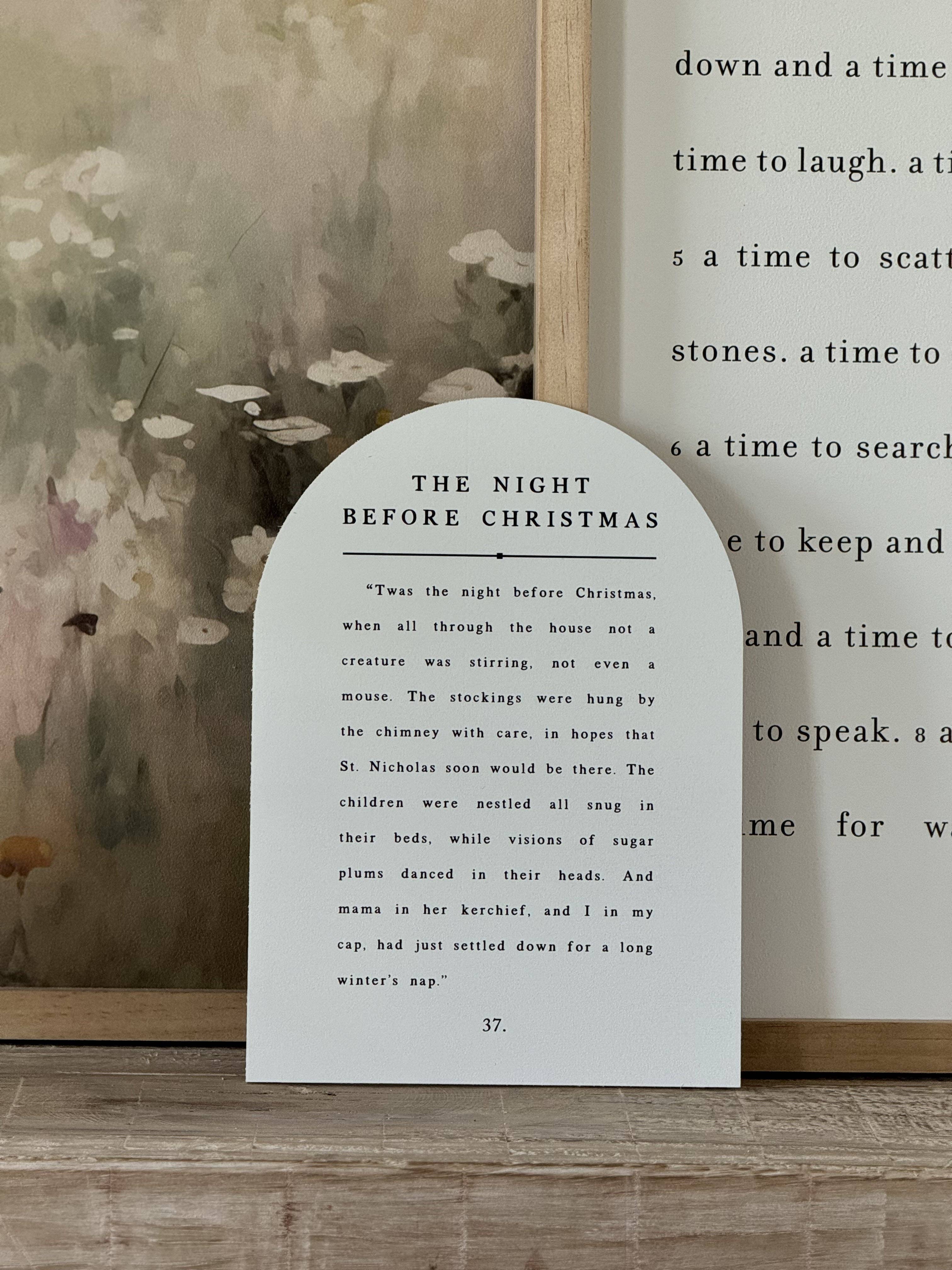 The Night Before Christmas Arch