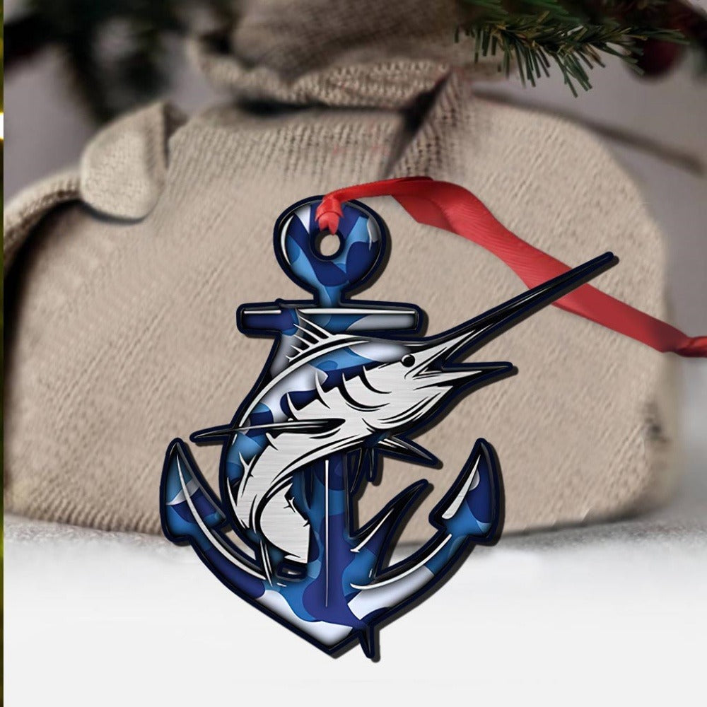 Marlin Fishing - Fishing Ornament