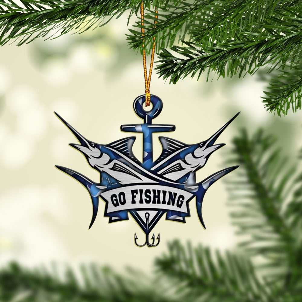Marlin Fishing - Fishing Ornament