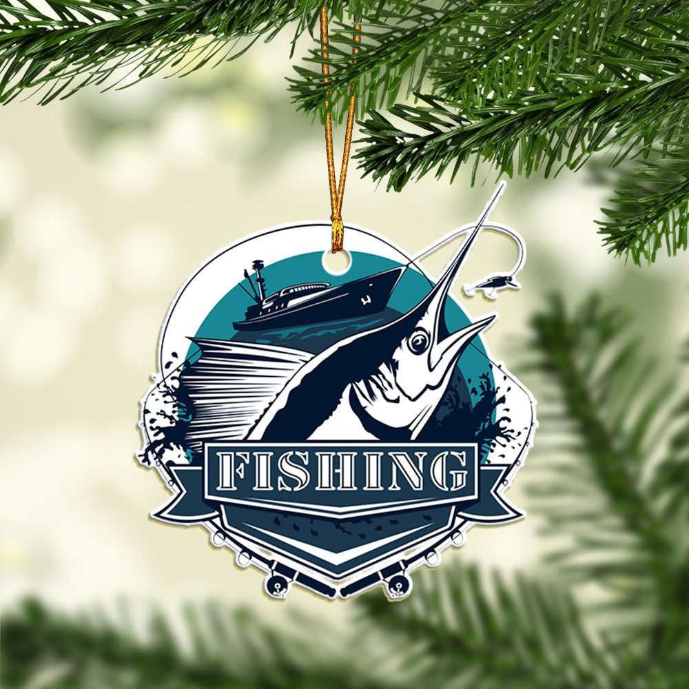 Marlin Fishing - Fishing Ornament
