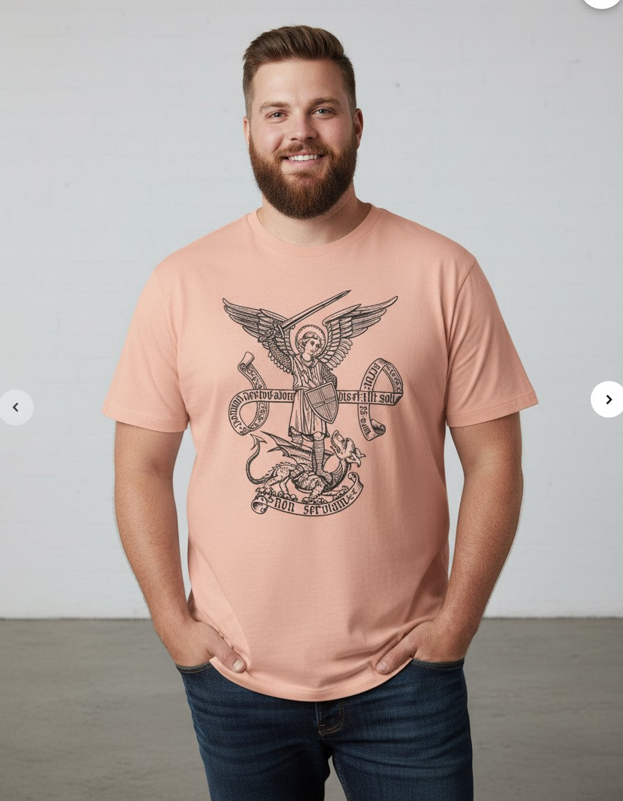 Saint St Michael Catholic Archangel Angel Defender Classic T-Shirt