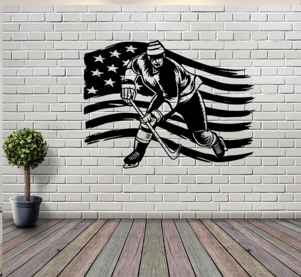 Ice Hockey - Metal Wall Art