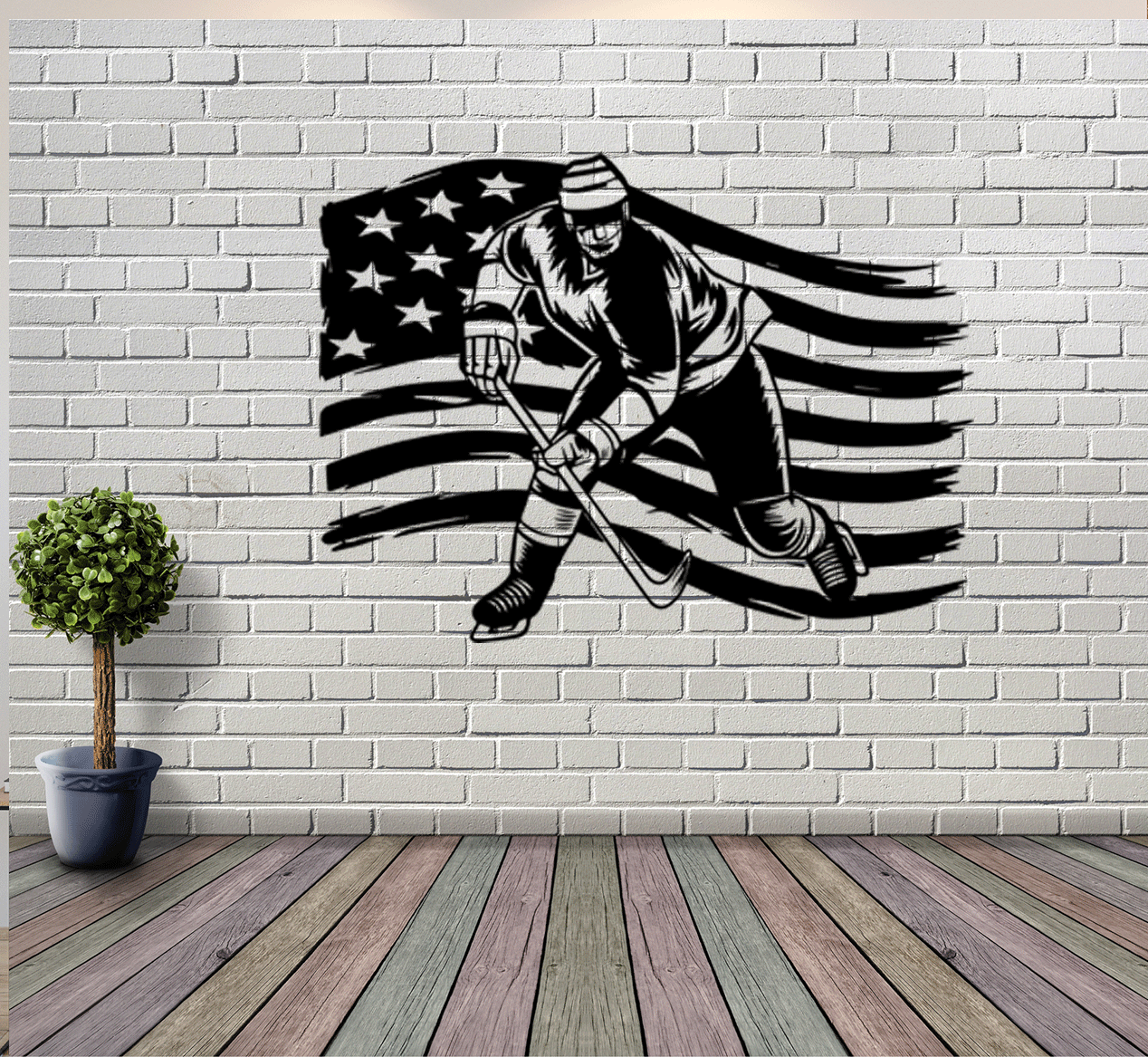 Ice Hockey - Metal Wall Art