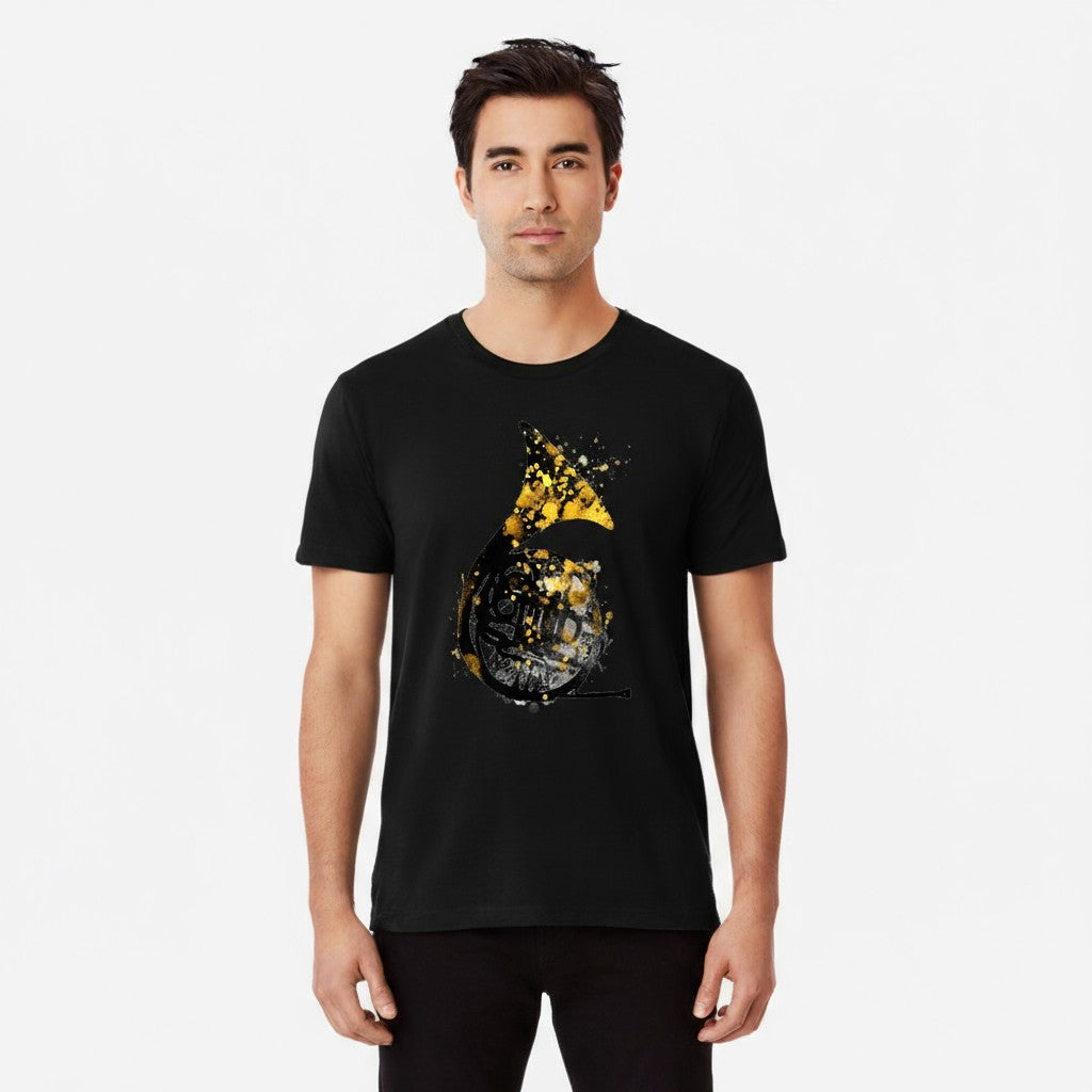 French Horn Music Art Music Classic T-Shirt