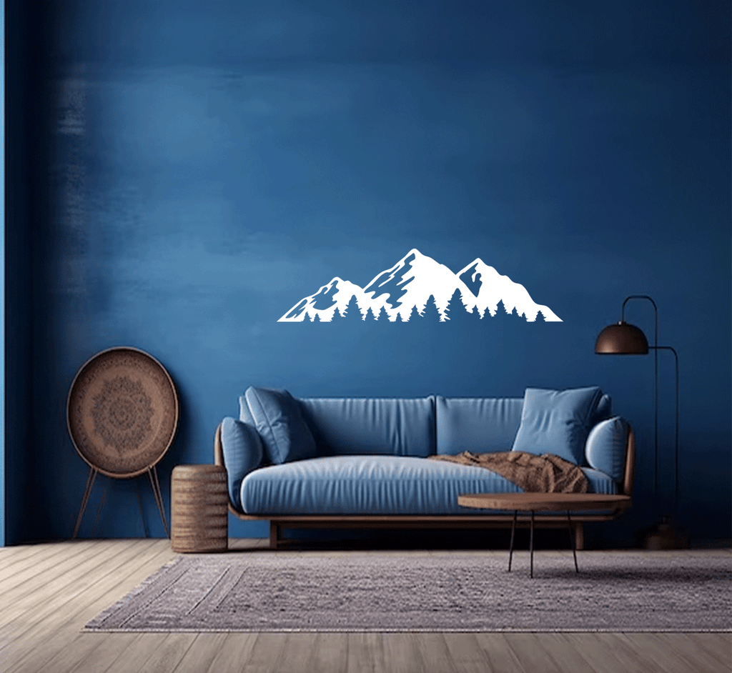 Timberline Mountains - Metal Wall Art