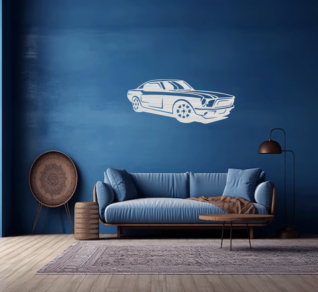 Mustang - Metal Wall Art