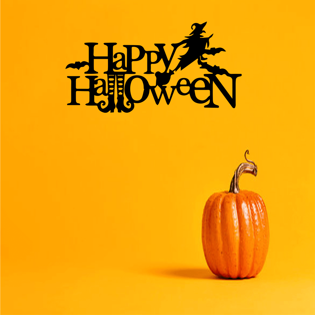 Happy Halloween Metal Wall Art